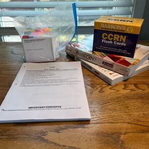 CCRN Review Books/Flashcards/Study guide